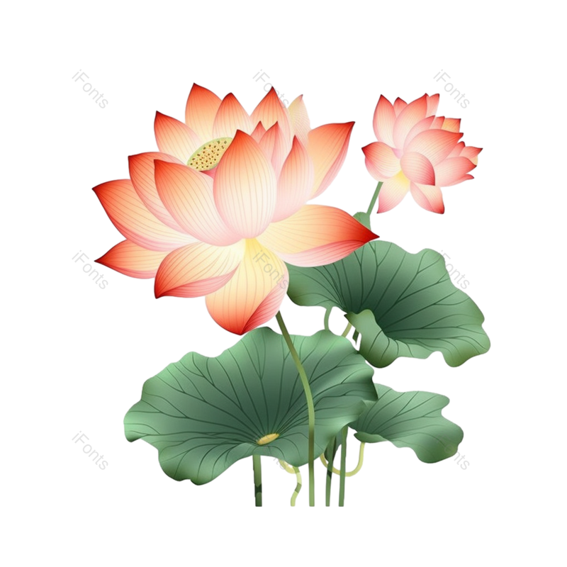 叶子图片,元素元素,清新PNG,荷花免抠素材